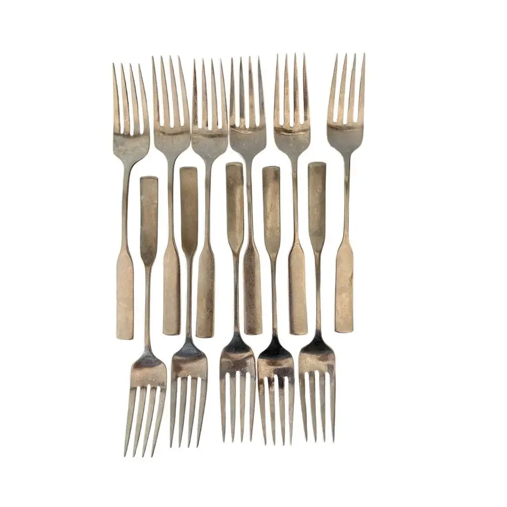 Oneida Deluxe Stainless Flatware Lot 32 Pc Mid Century Modern MCM